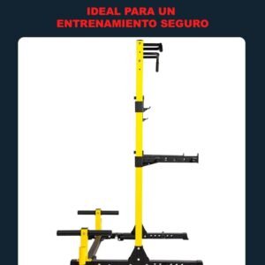 محطة السكوات مع العقلة (Squat Rack with Pull-up Bar)