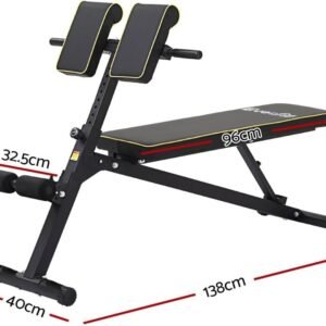 بنش التدريب المستوي مع كرسي "روماني" (Flat Bench & Roman Chair)