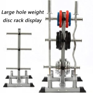 ستاند بارات وأوزان أولمبي (Olympic Weight Tree & Barbell Rack)