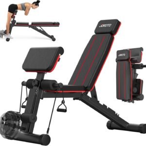 بنّش التمرين المنزلي متعدد الاستخدامات (Calvin Adjustable Weight Bench)