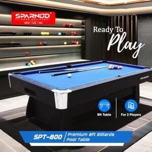 طاولة بلياردو احترافية من Sparnod Fitness بحجم 8 قدم