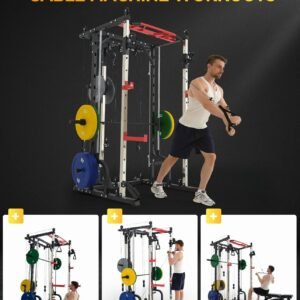 جهاز الكيبل سميث المتكامل (All-in-One Smith & Cable Machine)