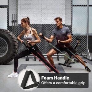 حبل التمرين الخماسي (Resistance Band Set - 11 Piece)