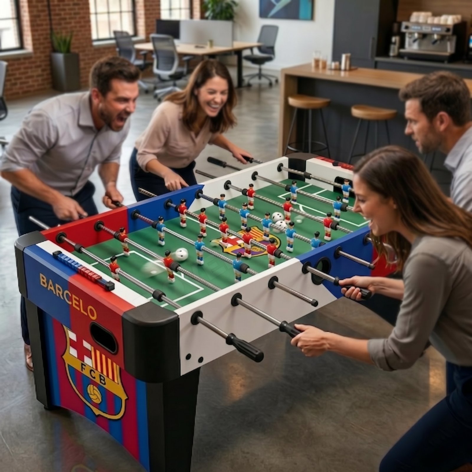 طاولة بيبي فوت (Foosball) للأطفا - الصورة 3