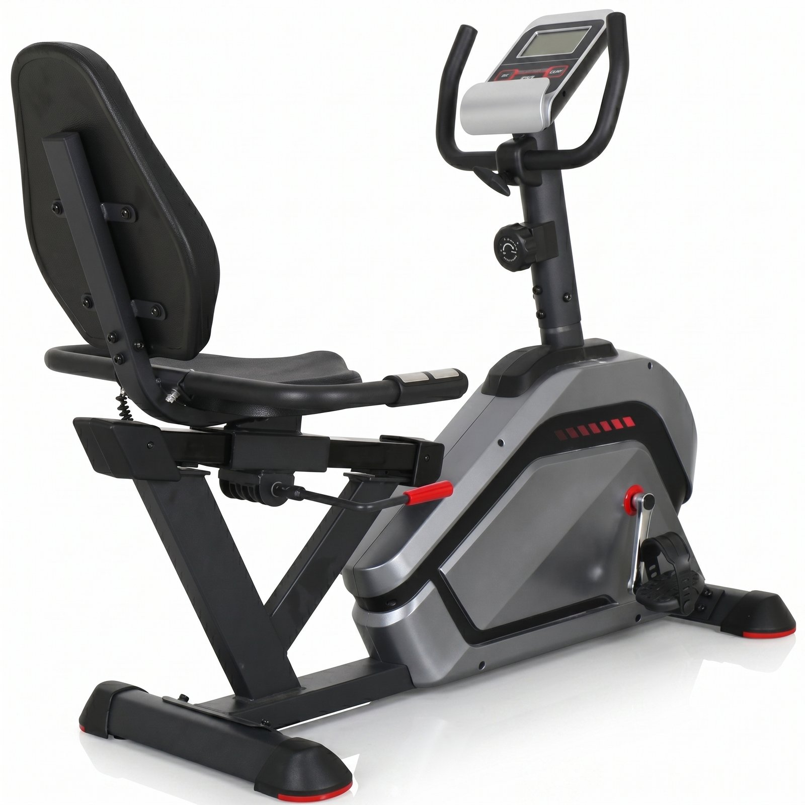 دراجة التمارين المغناطيسية الطبية مع مقعد ظهر (Recumbent Bike) - الصورة 2