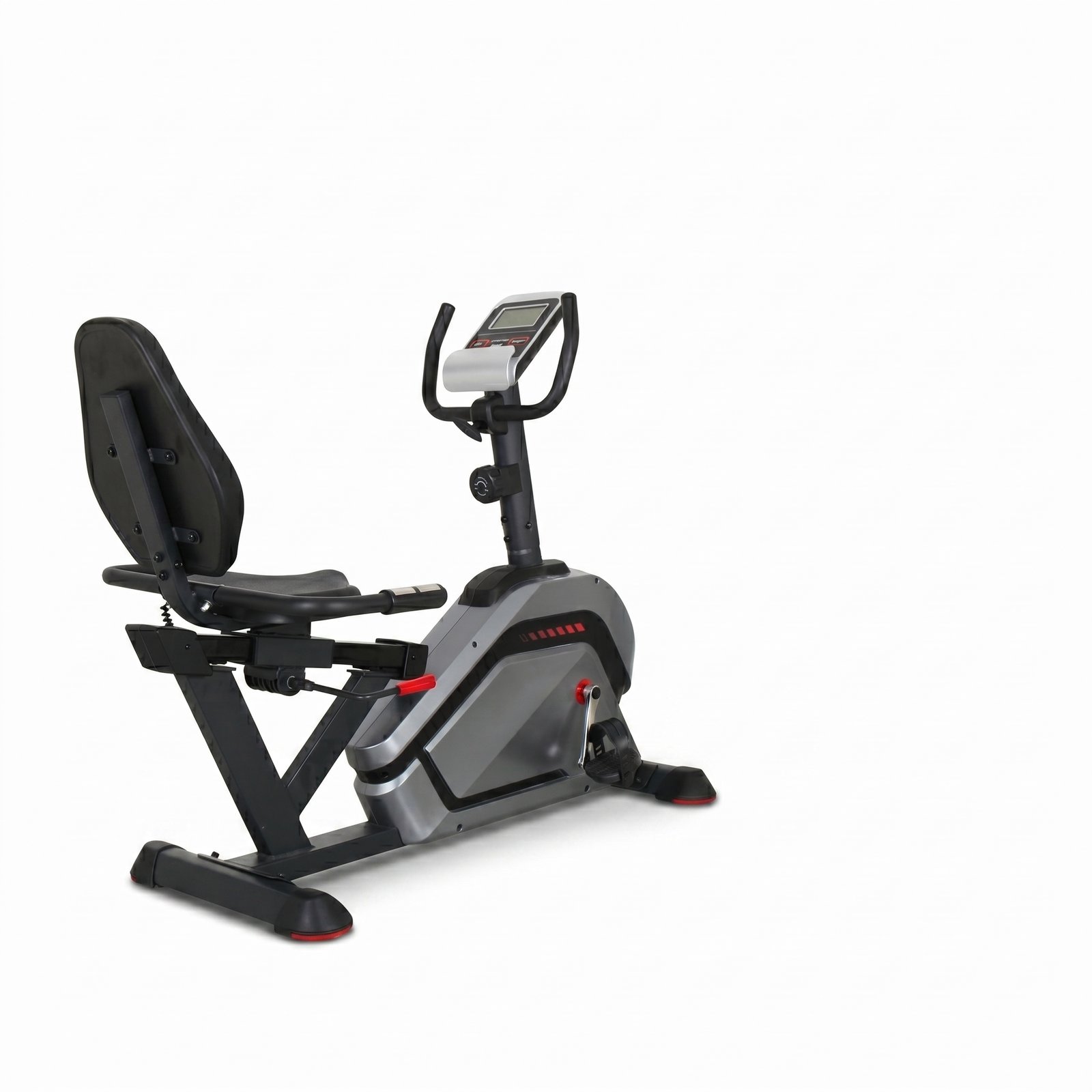 دراجة التمارين المغناطيسية الطبية مع مقعد ظهر (Recumbent Bike)