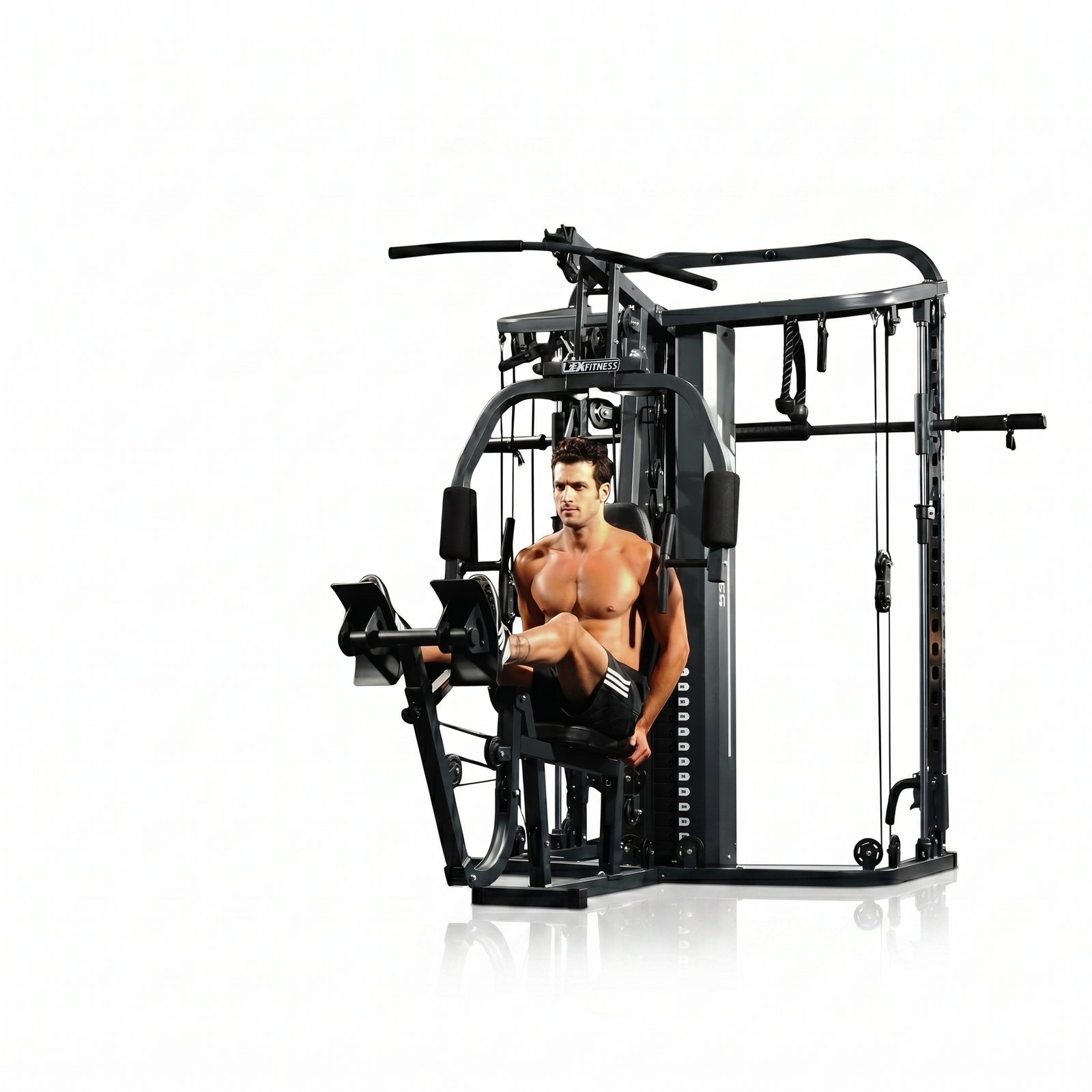 جهاز هوم جيم متكامل مع سميث ماشين (Dual-Station Home Gym DB-5002)