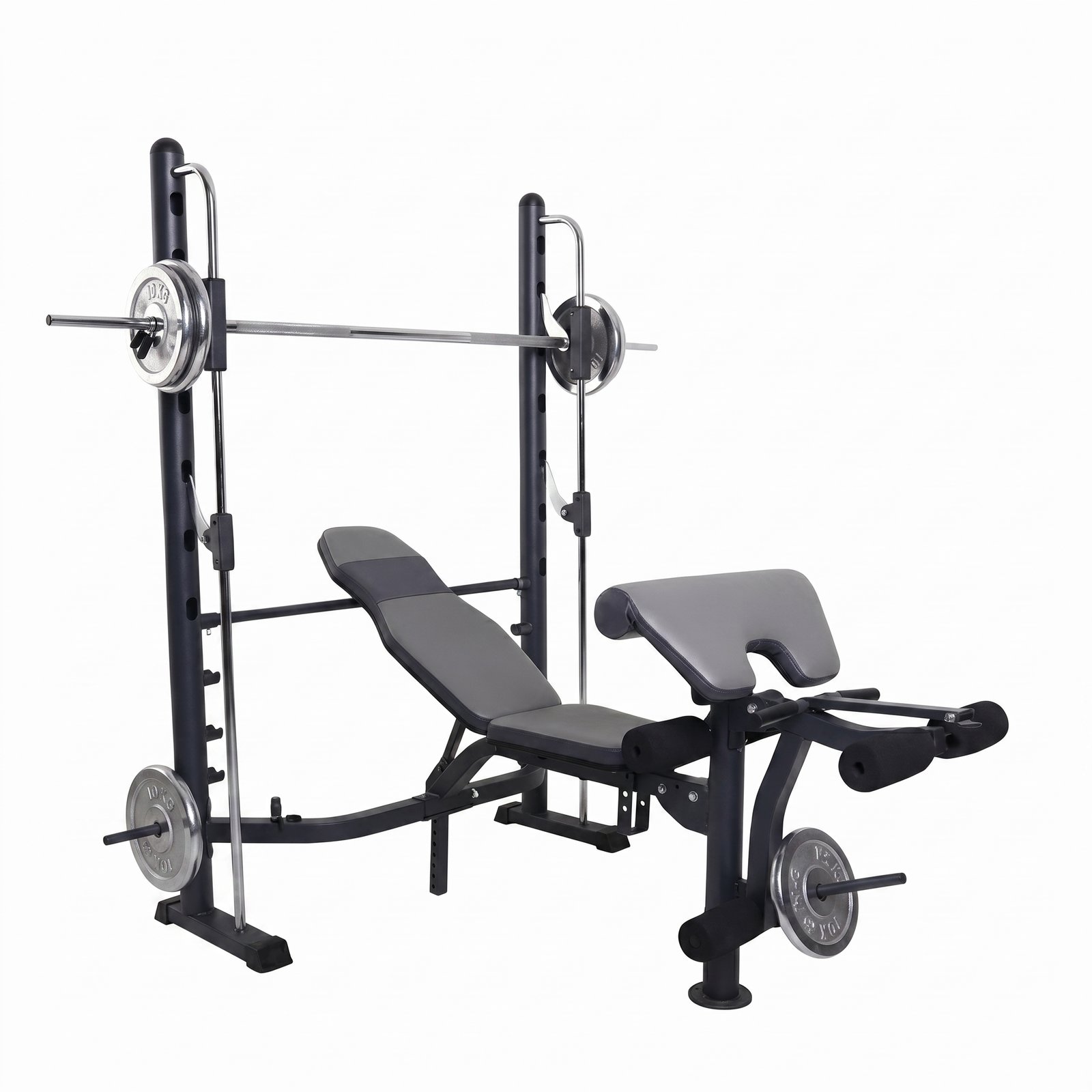 بنش تدريب احترافي مع نظام سميث المدمج (Smith Machine Bench) - الصورة 2