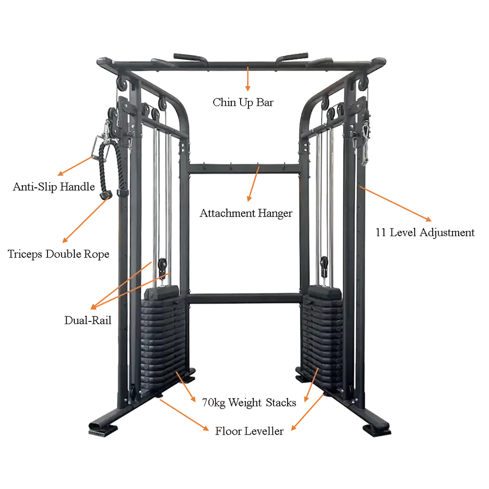 جهاز كيبل كروس (Cable Crossover Machine FN-15) - الصورة 8