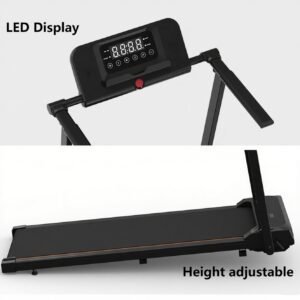: جهاز مشي كهربائي منزلي قابل للطي مع شاشة LED