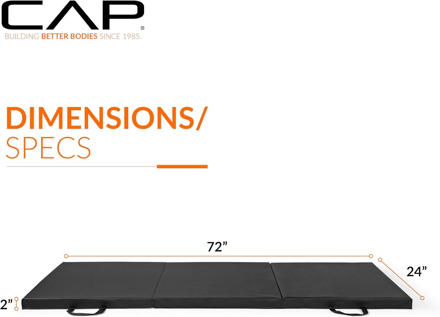 فرشة يوغا / حصيرة تمارين قابلة للطي (5 سم) - الصورة 2
